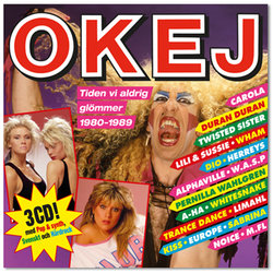 CD boxes - OKEJ - Tiden vi aldrig glömmer 1980-1989 (3 CD)